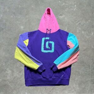 Karl Jacobs Multicolor Color Block Hoodie Mens Size Small 2021 Season